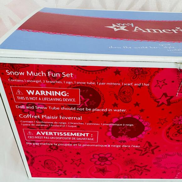 American Girl Snow Much Fun Set Snow Tube Snow Girl - Picture 14 of 16